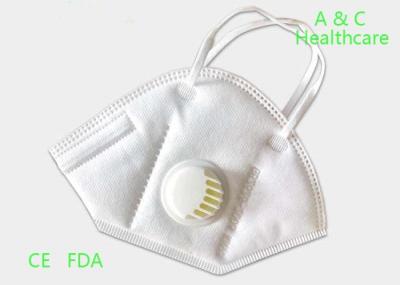 Convenient FFP2 Face Mask Lint Free Flexible Adjustable Nose Piece CE FDA