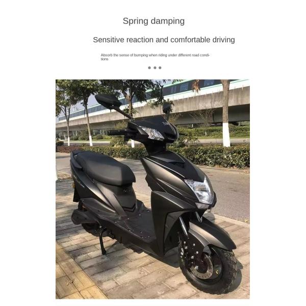 2024 800W 60v Cargo Delivery Motorcycle with Rear Hub Motor Steel Frame Lithium Battery