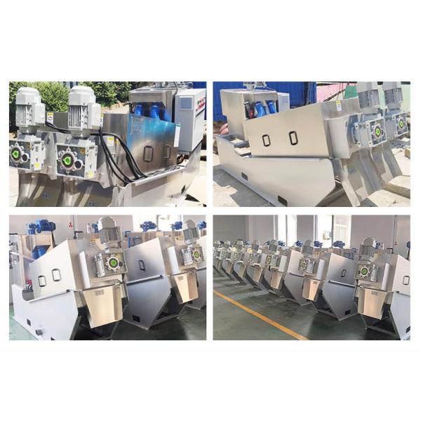 Dewatering шуги угольного шлама нержавеющей стали машины спиральной шуги 12m3/H Dewatering