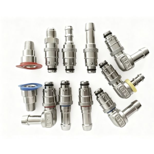 Mold Components: Water Manifold, Mold Water Collector Z-Pin Quick Coupling, Quick Connector Date Stamp