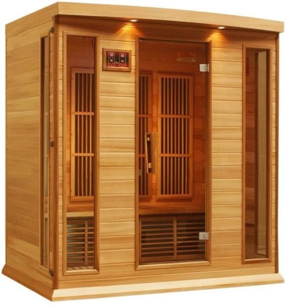 Computer Control Panel Infrared Saunas Slimming Spa Room 4 Person Portable Far Infrared Sauna Room