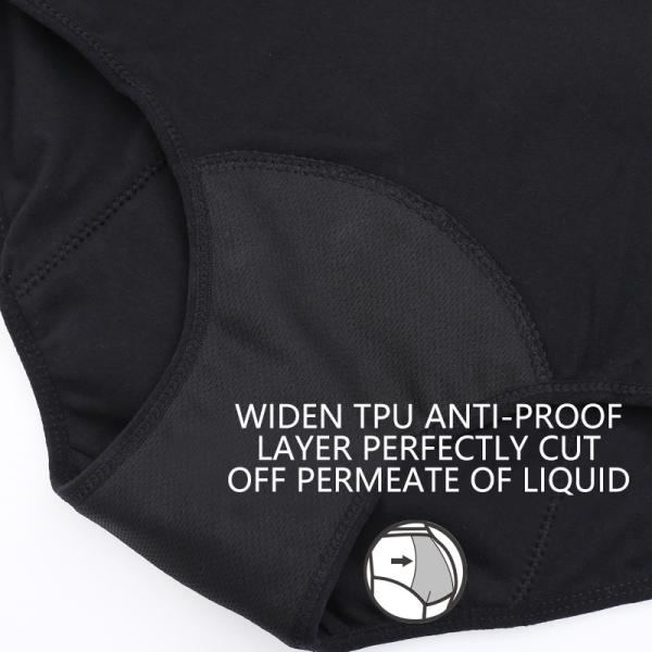 Hipster Leak Proof Period Underwear Adults 4 Layers Cotton Period Underwear