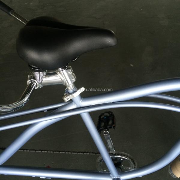 Tandem Bike Bicycle Double Seat Beach Cruiser Style 26 Inch with NO Fork Suspension