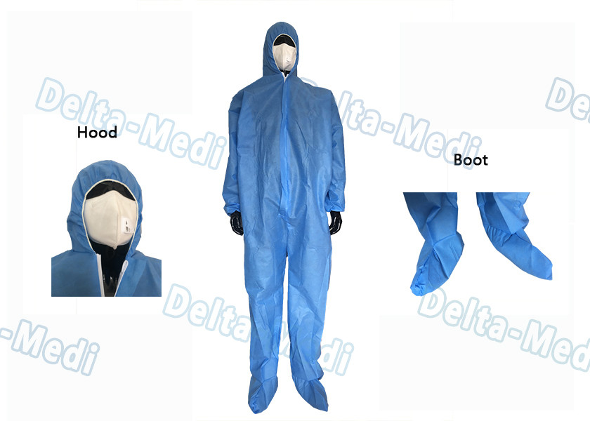 S M L шить шва устранимых защитных Coveralls XL XXL ультразвуковой
