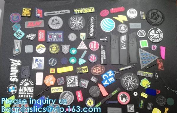 Customize 3D Silicone Patch, Garment Label, Apparel Accessories, Clothing Label Tag, Pvc Patch, Rubber Badge