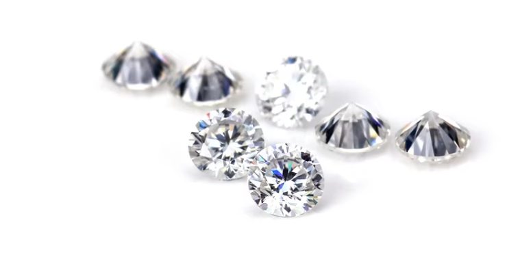 Melee Moissanite Алмаз за карат Круглый рез DEF Малый размер Moissanite VVS1 Лабораторный выращенный Алмаз Драгоценный камень Форма квадратная