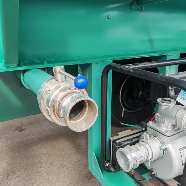 CLW 2 Axle Stainless Steel Tanker Truck Heavy Duty Drinking Water Tank Semi Trailer