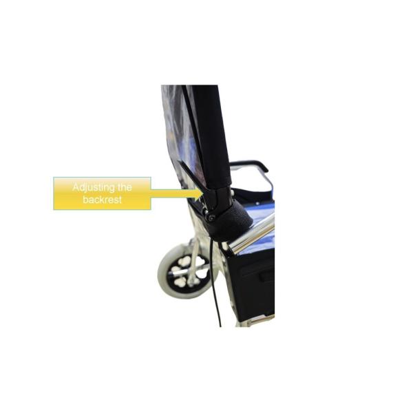 Convenient and Portable Folding Medical Wheelchair for The Disabled Load Capacity 120kg