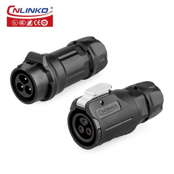 M16 3 Pin Male Female Plug Socket IP68 Standard Waterproof Wire Connector for LED Lighting