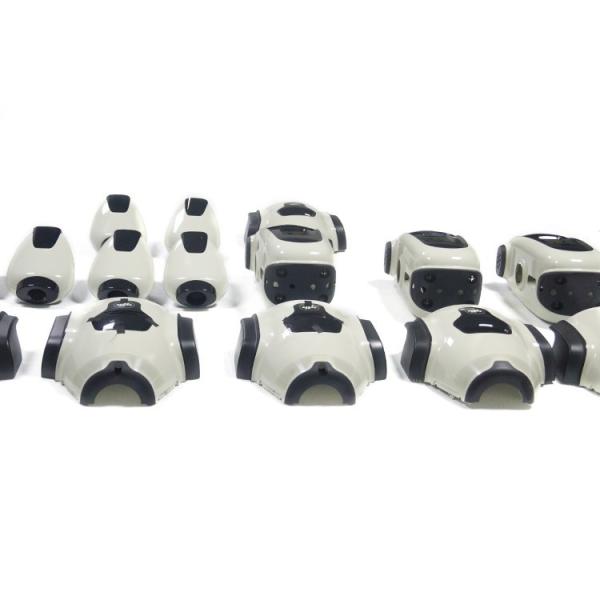 A duplicata Diy do protótipo do molde do silicone do robô do ABS limpa a elevada precisão da carcaça