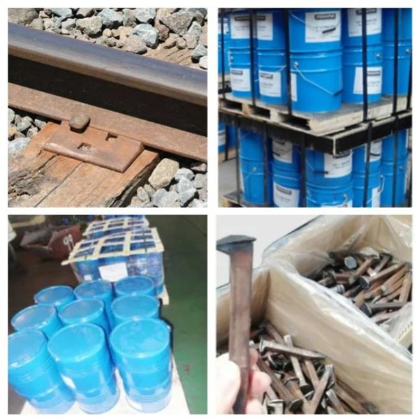 Parties ferroviaires accessoires en acier au carbone