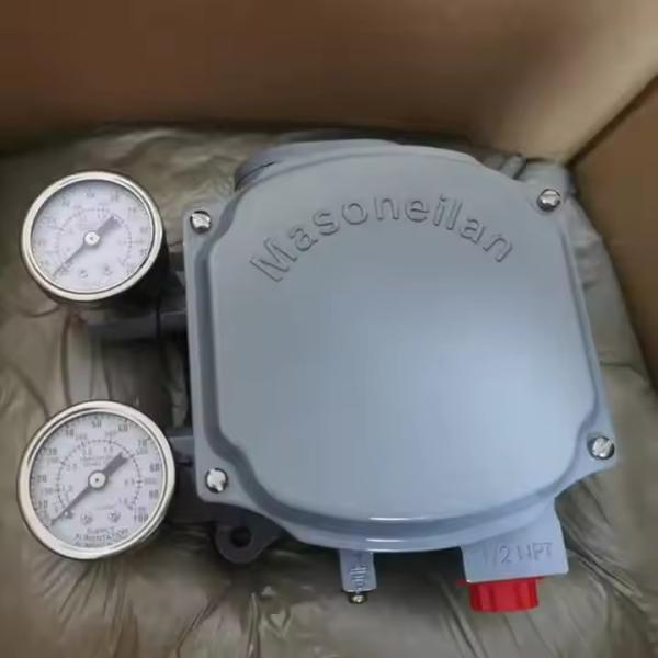 Masoneilan SVI1000 SVI2 SVI3 Positionneur de soupape intelligente à diaphragme pneumatique, soupape de commande à un siège pour l'industrie chimique