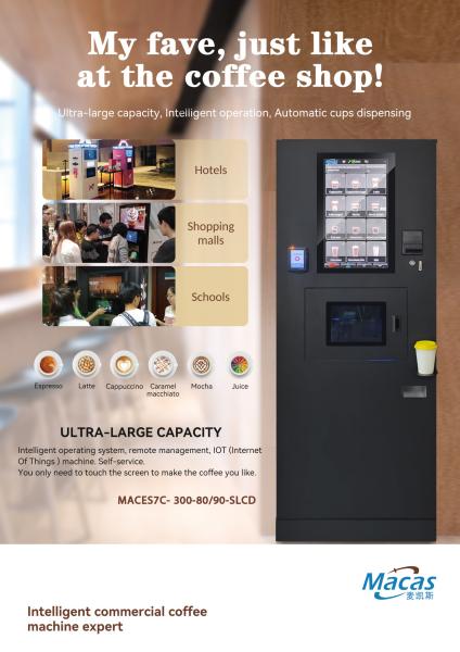 Commercial Auto Espresso Machine with European Grinder 2200W