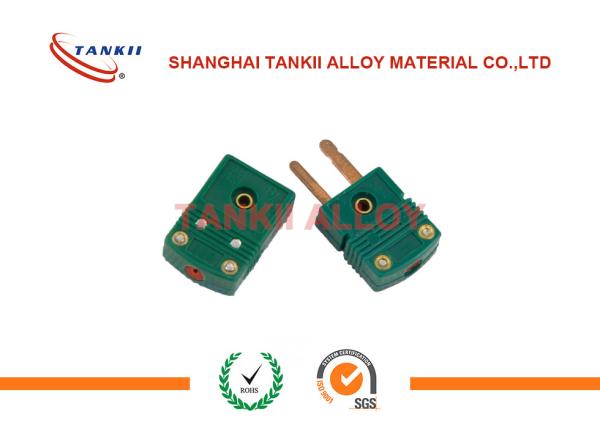 Yellow Nylon k Type Thermocouple Miniature Connector 10A / 15A / 16A ISO Certified