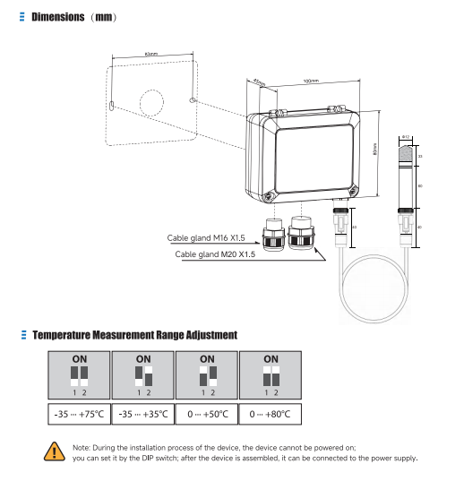 KTH600 Temperature And Humidity Transmitter