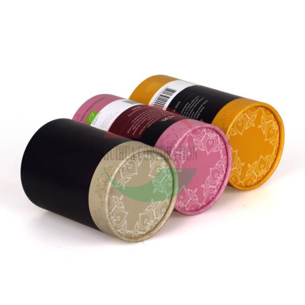 Imprimindo o frasco plástico do cilindro das latas compostas plásticas claras do papel dos cuidados com a pele