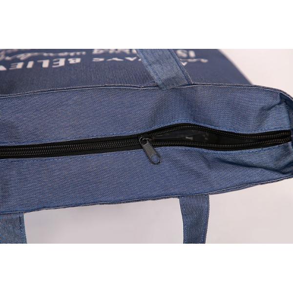 Large Reusable 600D picnic cooler bags Insulated Grocery Bags With Zipper