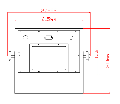 Advanced 7-Digit LCD Indicator BXK315A1-2L – Stainless Steel Enclosure