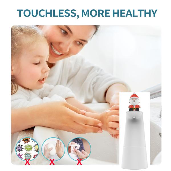 Christmas Decor Bottle Soap Dispenser Kids Bathroom Set 250ML
