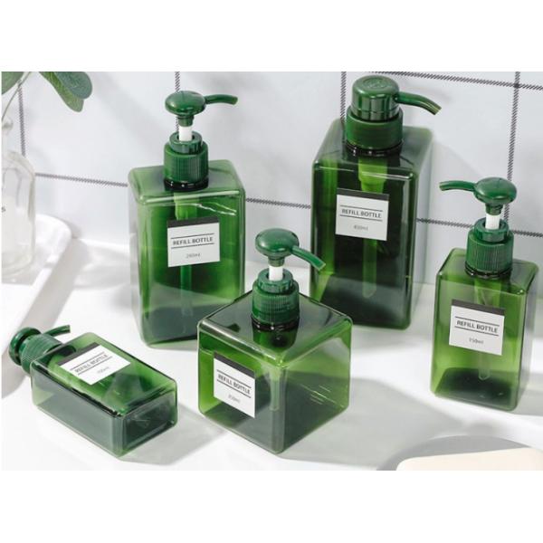 450ML Shampoo Body Wash Bottles , Refillable Shower Gel Bottle OEM ODM