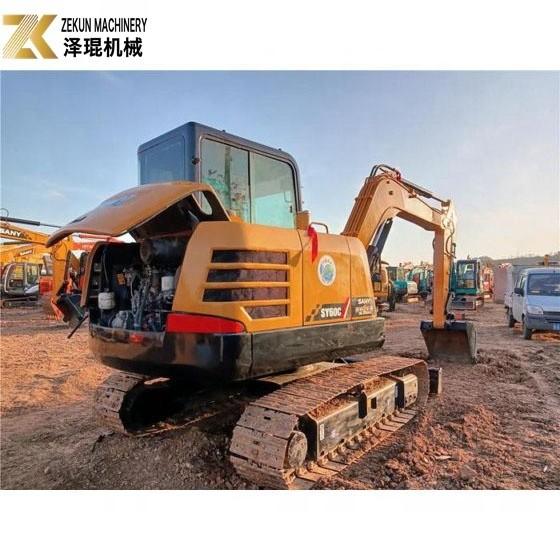 Usado Sany 60 Excavator Crawler SY60C PRO Escavação de segunda mão