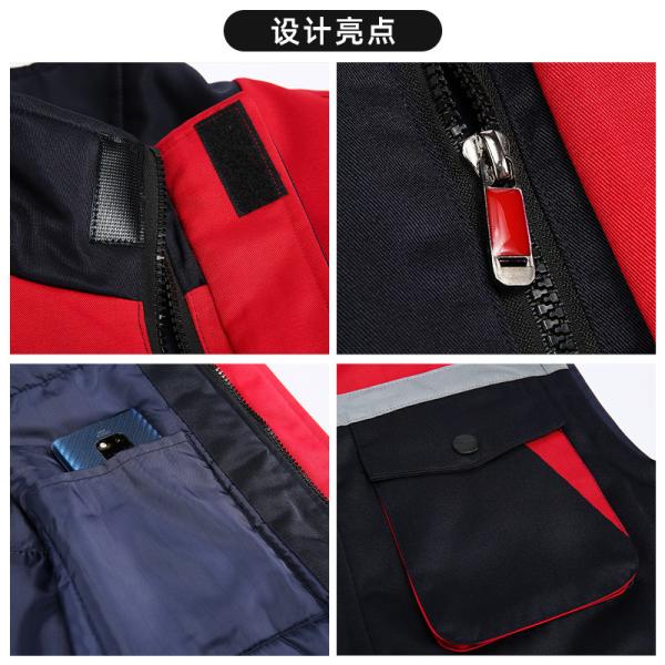Mantente caliente con chalecos de poliéster unisex chalecos personalizados ropa de trabajo antiestática