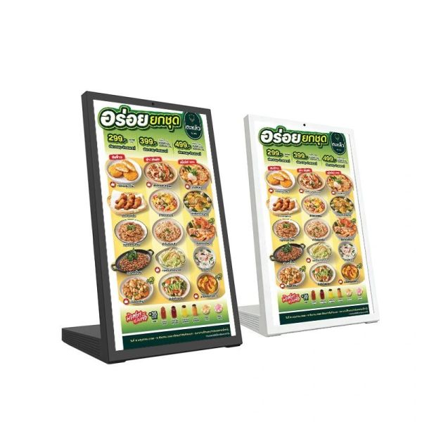 4K Resolution Digital Menu Board with Self-Ordering and Multi-Language Support for Restaurants