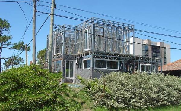 Fábrica Casa de aço pré-fabricada de metal personalizada Casa de aço leve com 4 quartos