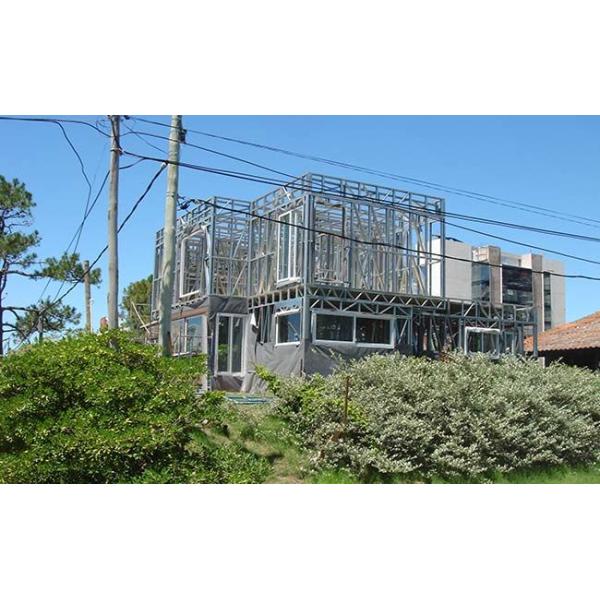 Energy Save WPC Panel Prefabricated Bungalow Homes For Living