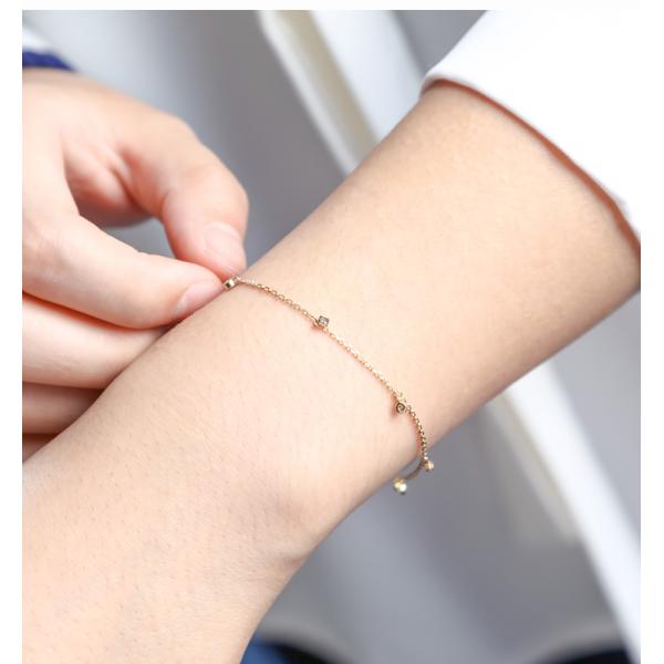 диамант 1.2gram отрезка валика браслета 0.11ct диаманта золота 18K привесной