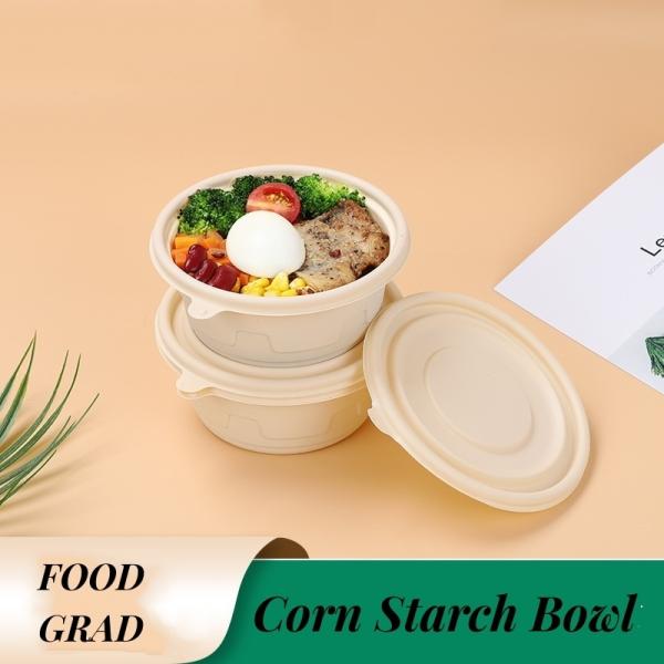 Biodegradable Food Container Disposable Corn Starch Bowl with Estimated Delivery Time