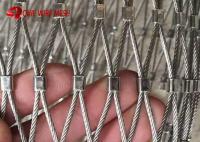 Type bagué 1 x 19 flexibles câble métallique de l'acier inoxydable Mesh Bird Aviary For Zoo