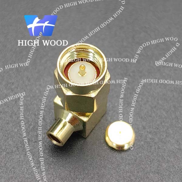 SMA Series RF Coaxial Connector,SMA-JWB-2， Right Angle Male Connector