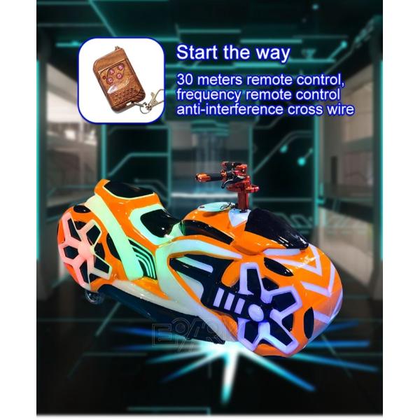 Fengshen Motorcycle Amusement Park Rides Cool Lights Motorcycle Ride
