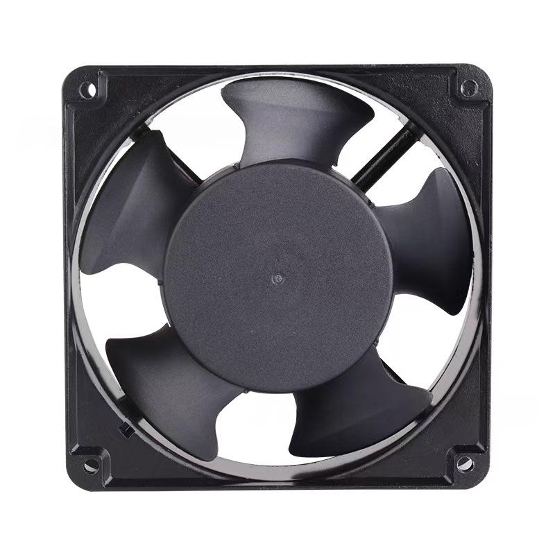 AC220V High-Volume Axial Exhaust Fan HY-12038 with Ball/Oil Bearing for Welding Machine Distribution Cabinet