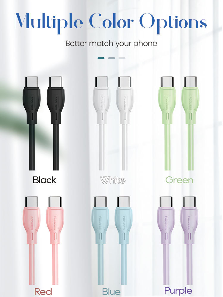 USB 2.0 Type C Cable For High-Speed Data Transfer And Fast Charging And Power Delivery