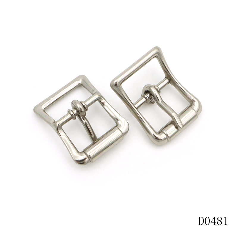 Bag Roller Pin Buckle Polishing Silver Belt Buckles Luxury