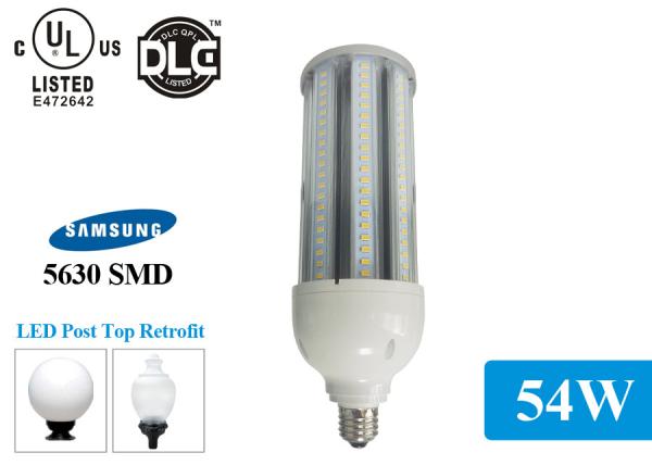 UL CUL Certificated Led Pole Light Retrofit 3000K - 6000K 54W 5940LM LED Corn Light