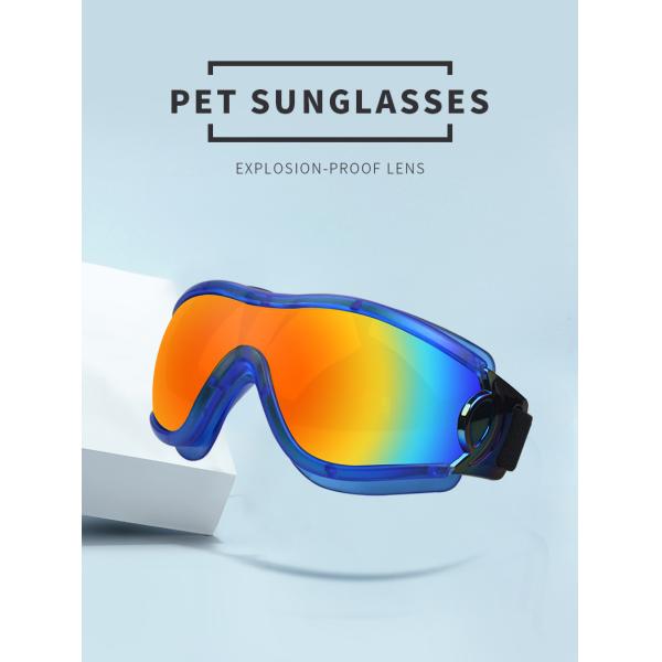 Gafas de sol para perros Gafas para mascotas Ojos para la nieve Playa Motocicleta Perros Gafas de protección Raza
