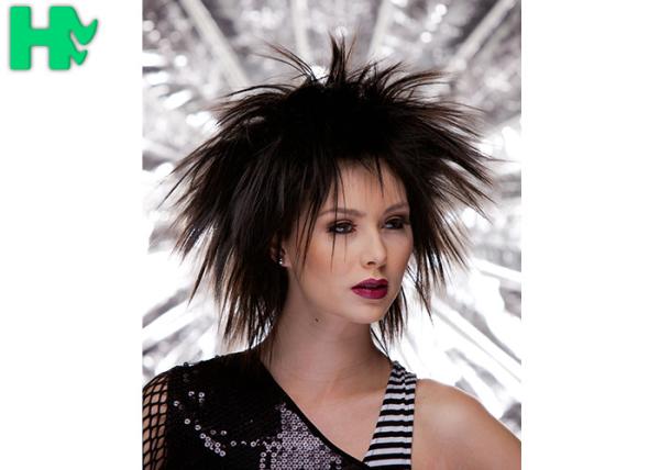 Crazy Style Synthetic Cosplay Wigs Black And White Color For Halloween Wigs