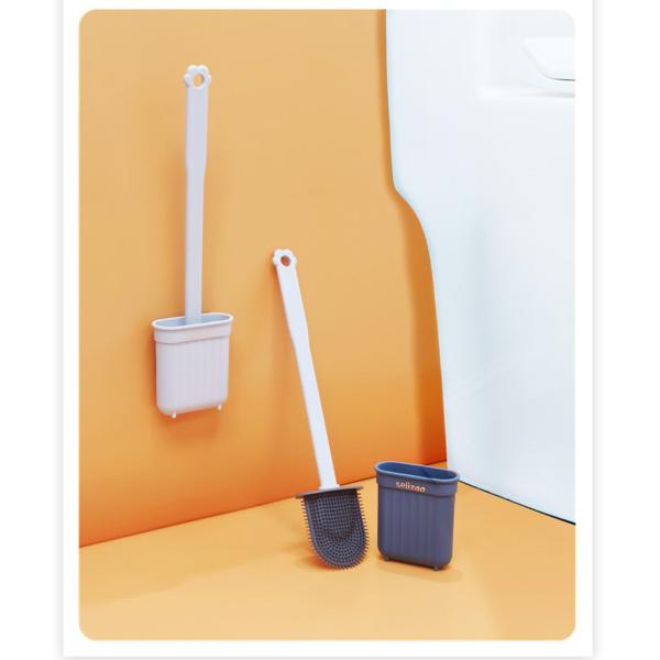 Щетка и держатель туалета щетинки силикона ODM OEM установили домашние аксессуары Bathroom