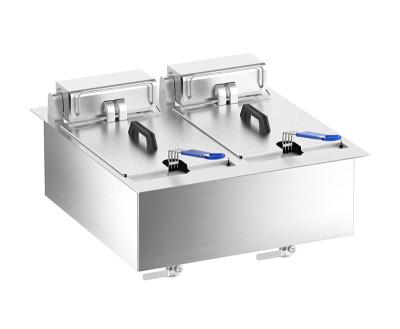 Built-in Electric Double-tank Deep Fryer