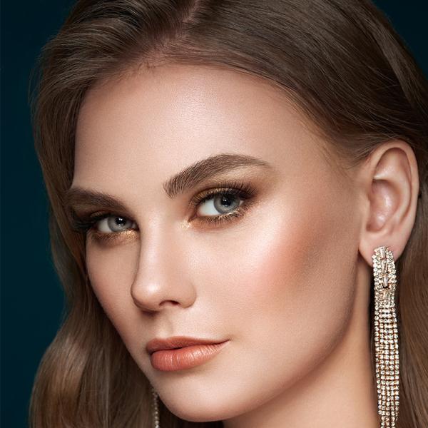 Most Natural Looking Cosmetic 14mm Contact Lenses Hot Kid Pink Grey For Dark Eyes