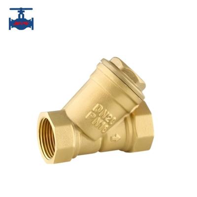 Easy Install Brass Screw Type Valve Female Threaded Y Type Strainer