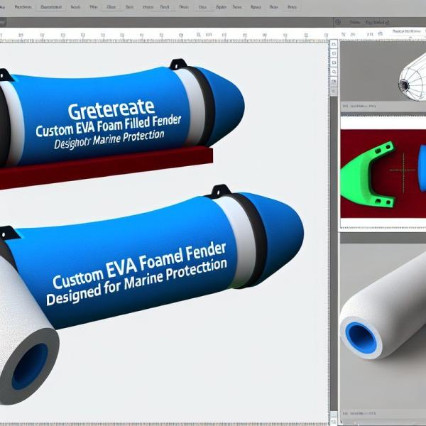 Custom EVA Foam Filled Fender for Marine Protection