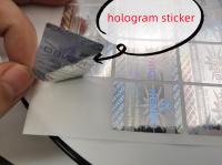 les autocollants d'étiquettes personnalisés sont parfaits pour les autocollants d'hologrammes
