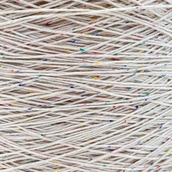 98% Cotton 2% Colored Dot Polyester Mix Color Cotton Yarn Variegated For Diy Toys