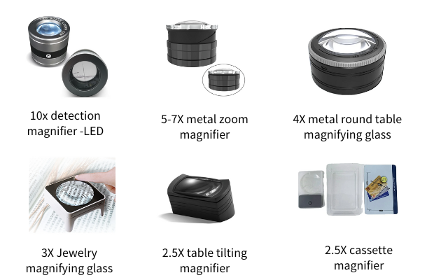 Digital Square Screen Vision Machine 4 Gear Magnification with Multi-light Source Memory Card Support