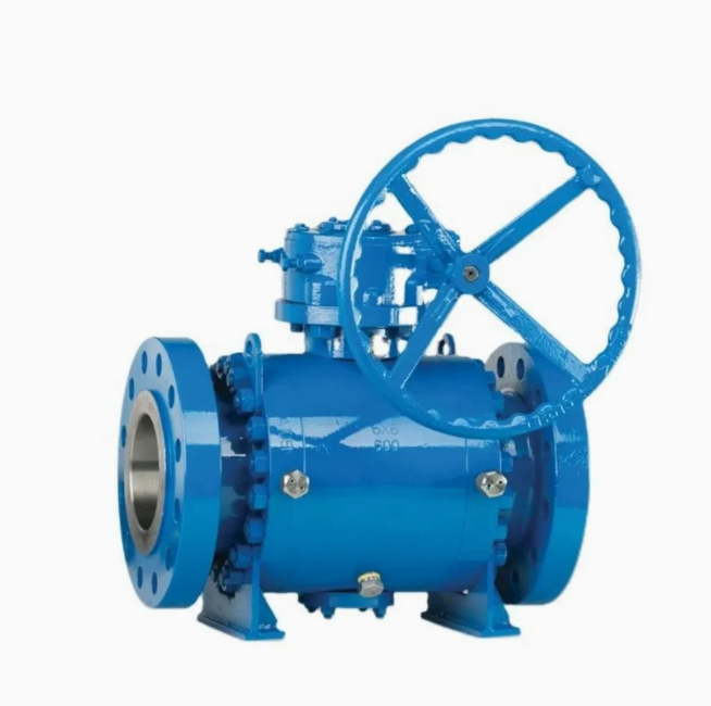 Big Size High Performance High Pressure Three Piece Ball Valve Stainless Steel Customized Forged Trunnion Ball Valve