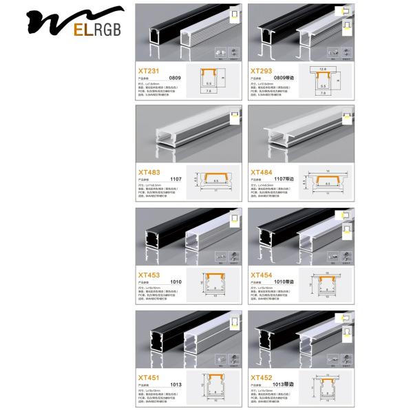 Anodizing Led Aluminium Profile 3m Aluminum Channel For Led Strips